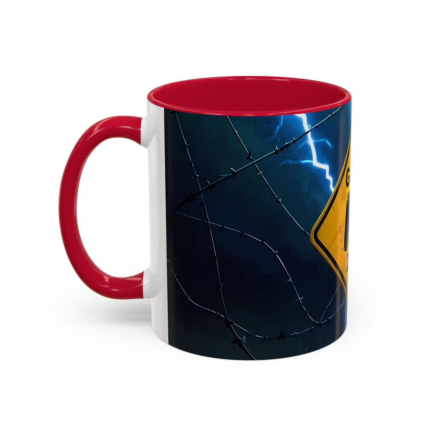 Tasse Gamer Zone – Mug Gaming avec Manette et Effet Néon Électrique – Cadeau Geek Joueur Console 325ml