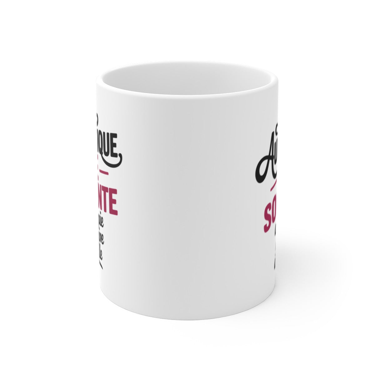 Mug Humour « Authentique Aide-Soignante – Aucune copie ne lui arrive à la cheville » – Cadeau original pour aide-soignante