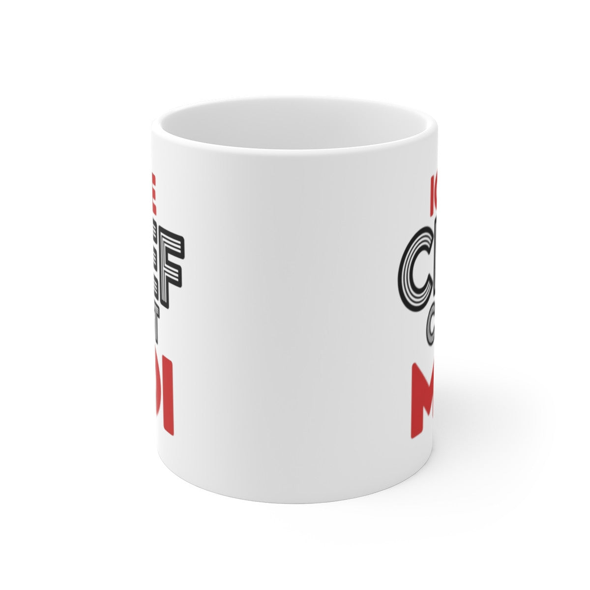 Mug Humoristique – « Ici le chef c’est moi » – Cadeau homme autorité – Tasse céramique 325 ml