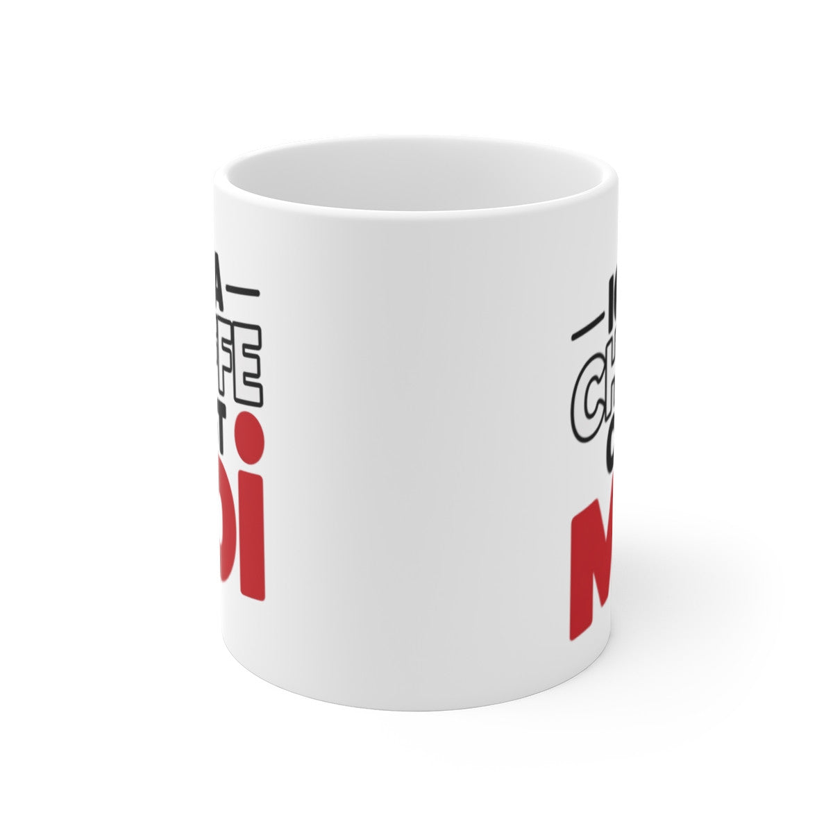 Mug Humoristique – « Ici la cheffe c’est moi » – Cadeau femme autorité – Tasse céramique 325 ml