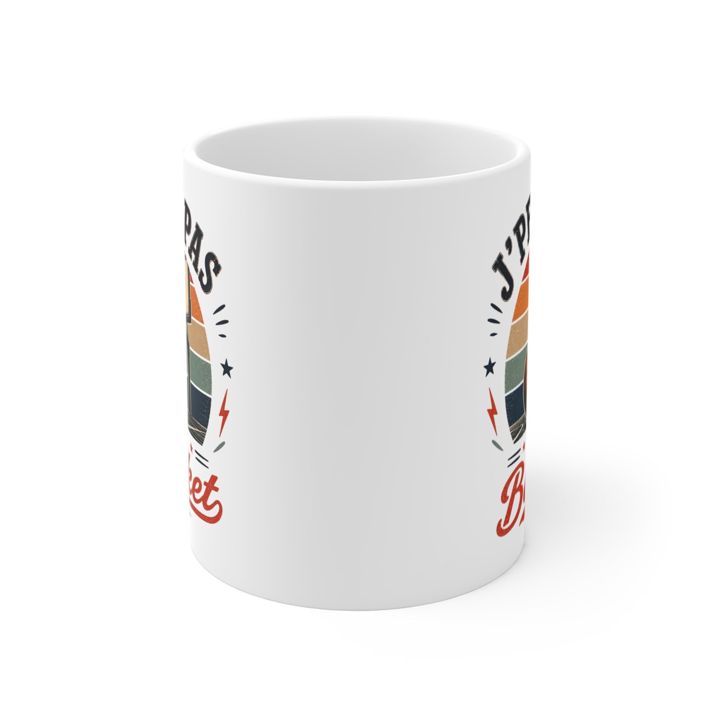 Tasse J’Peux Pas J’Ai Basket – Mug Humour Basketball Vintage – Cadeau Sport Homme Femme 325ml