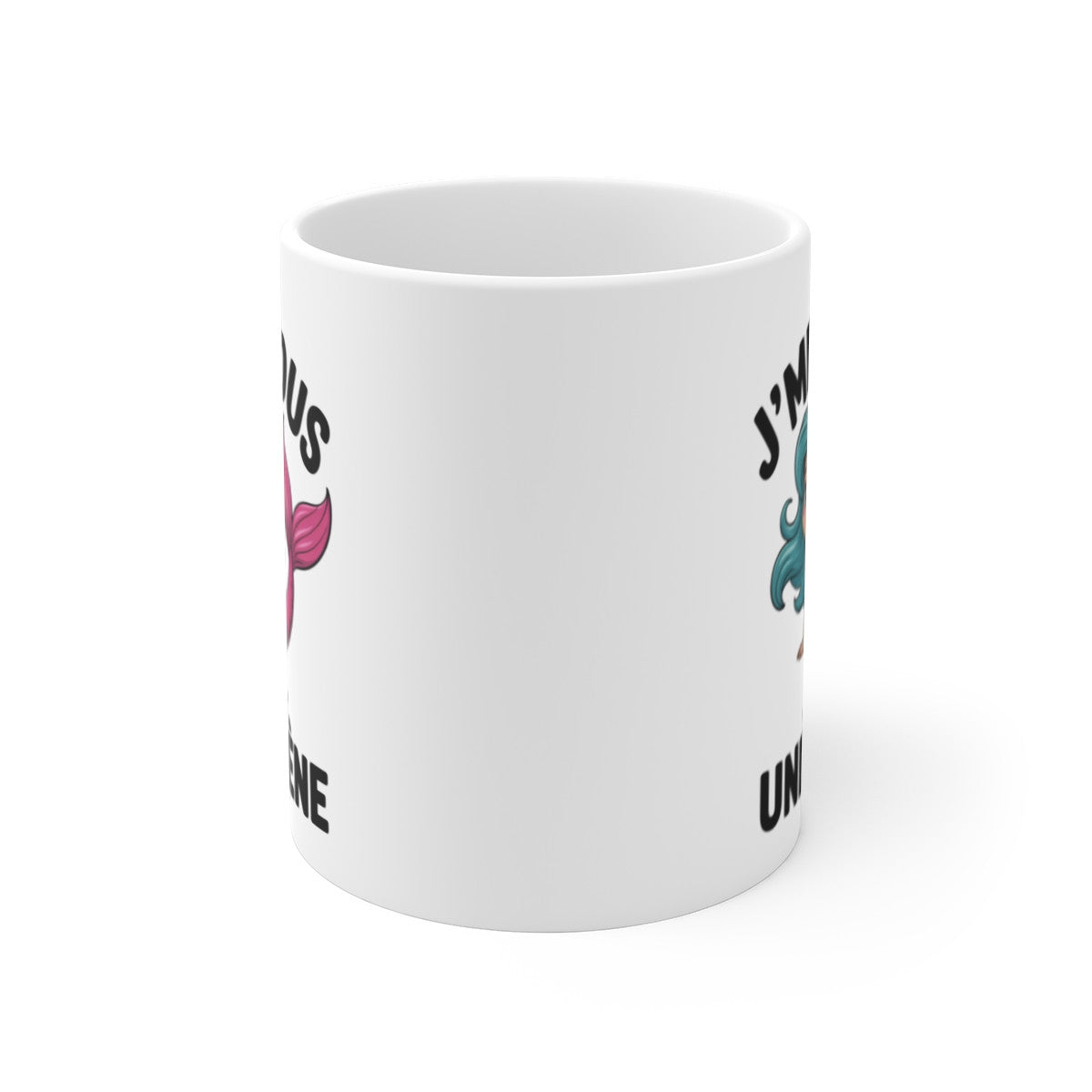 Mug Humour Sirène – Tasse Drôle J’men Fous Je Suis Une Sirène Céramique 325ml