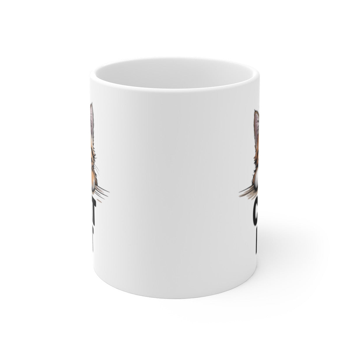 Mug Chat Lut – Tasse Céramique 325ml – Design Chat Mignon – Compatible Micro-Ondes et Lave-Vaisselle