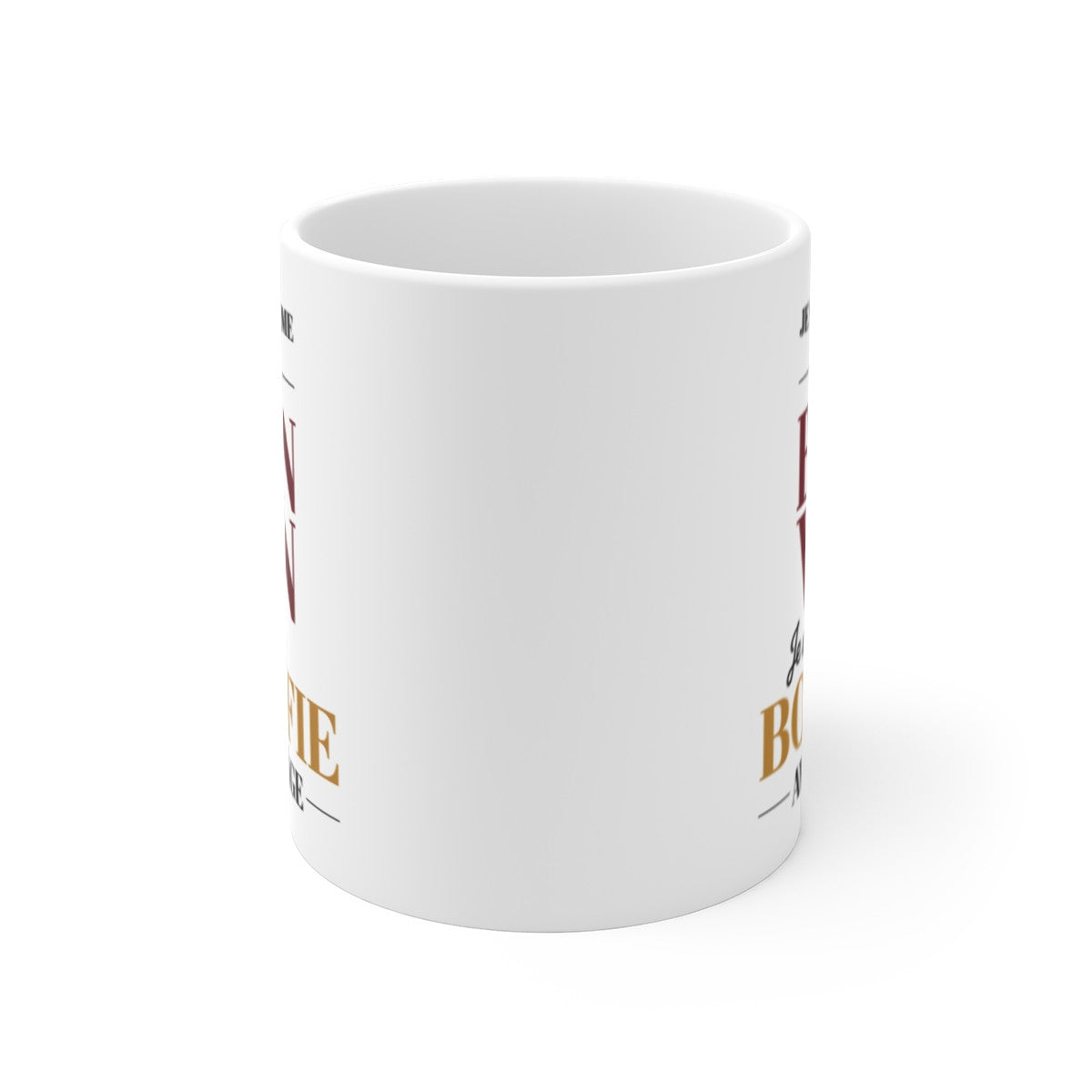 Mug Bon Vin Humour – Tasse Céramique 325ml – Design Vin et Âge – Compatible Micro-Ondes et Lave-Vaisselle