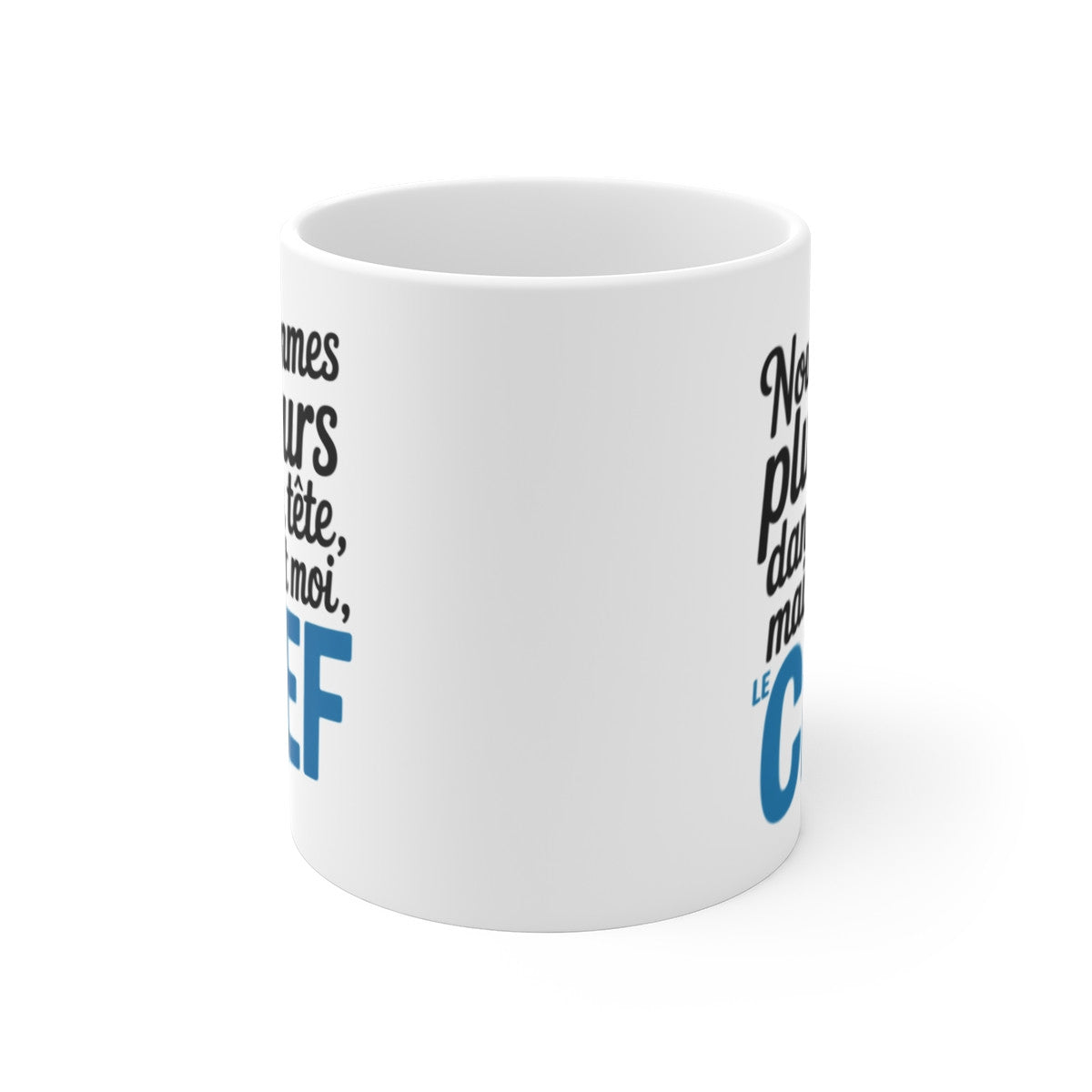 Mug Chef Humour – Tasse Céramique 325ml – Citation Drôle Originale – Compatible Micro-Ondes et Lave-Vaisselle
