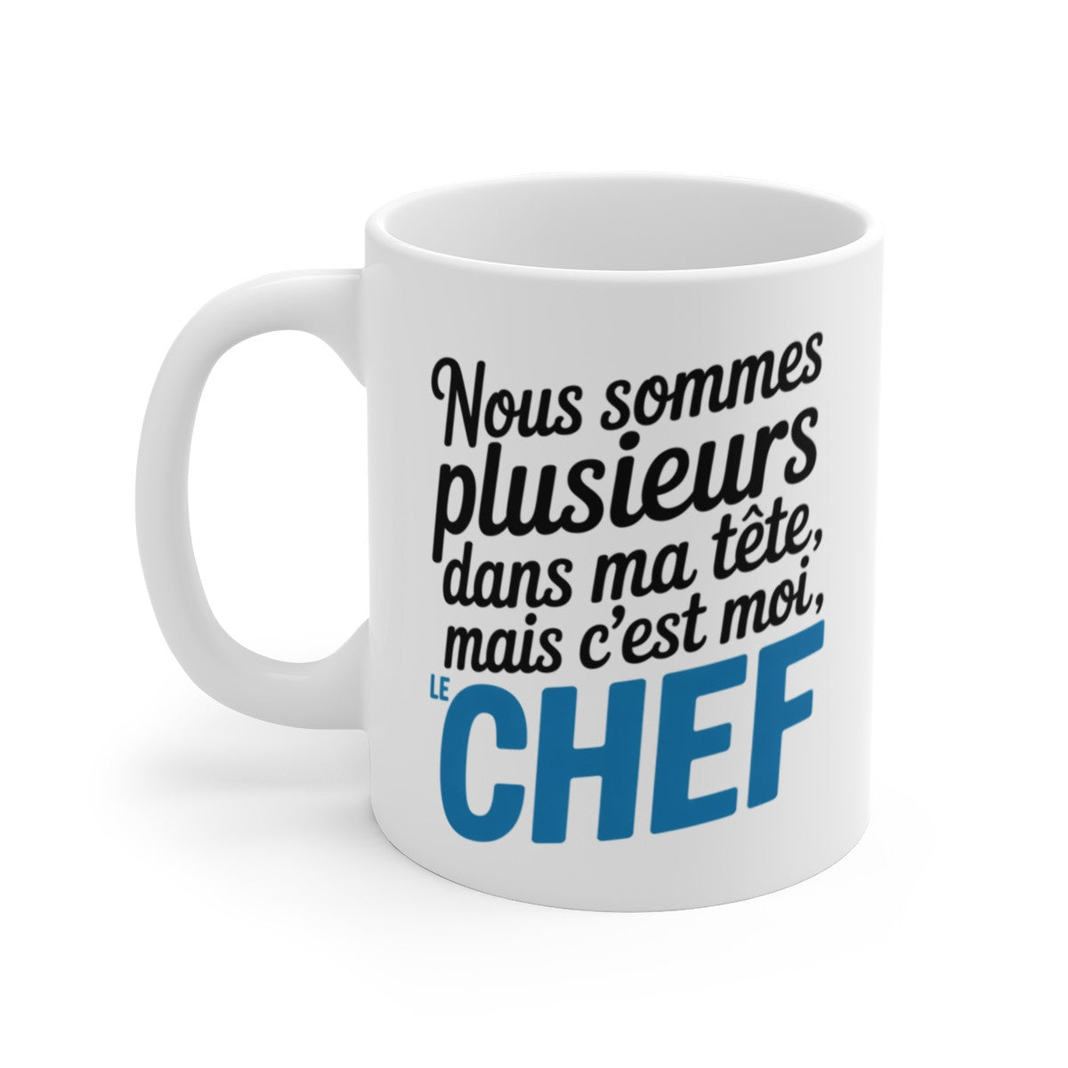 Mug Chef Humour – Tasse Céramique 325ml – Citation Drôle Originale – Compatible Micro-Ondes et Lave-Vaisselle
