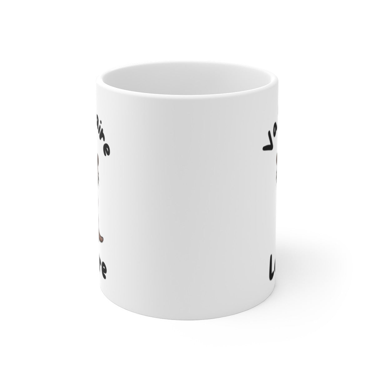 Mug Loutre Colérique – Tasse Céramique 325ml – Design Animal Drôle Cartoon – Compatible Micro-Ondes et Lave-Vaisselle