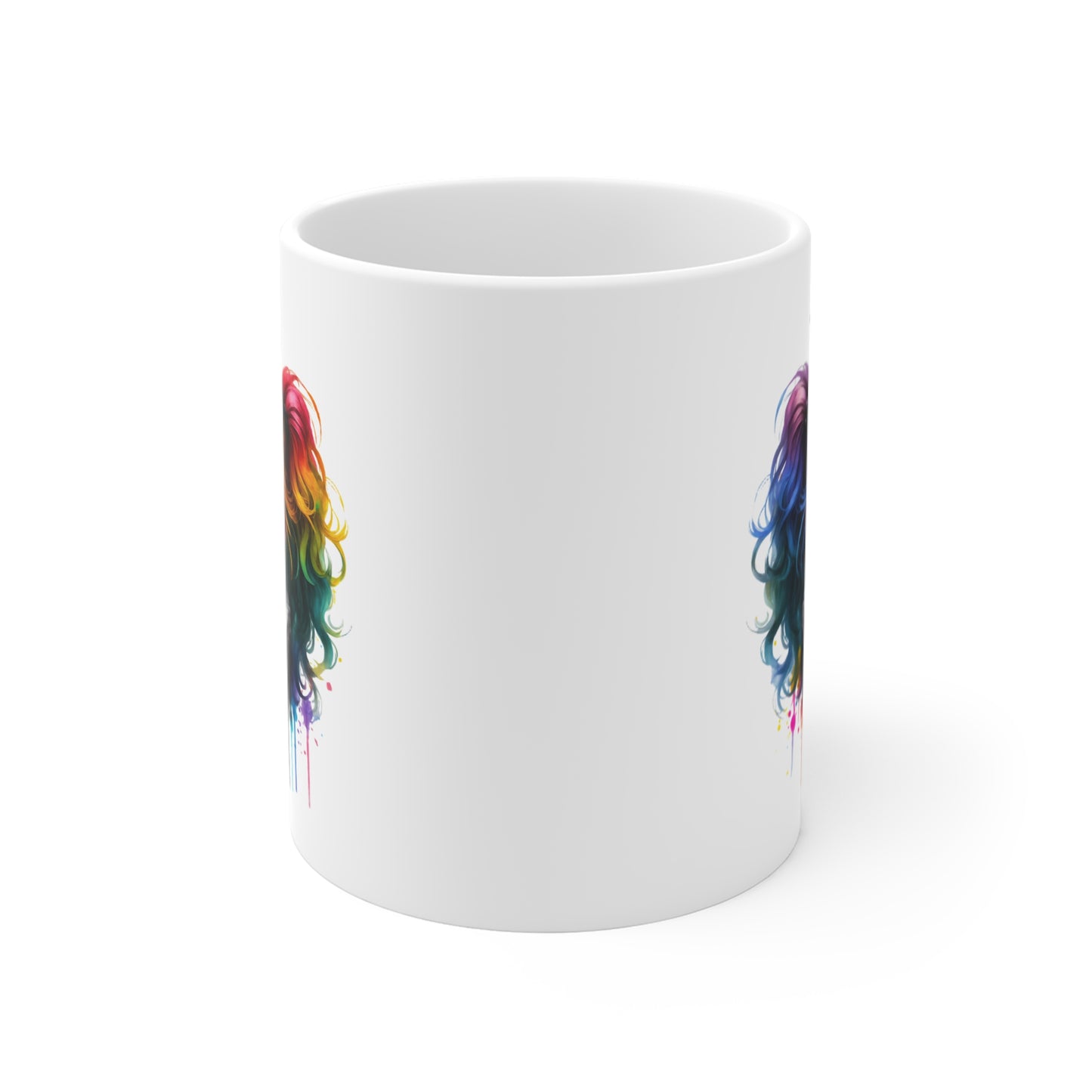 Mug Clown Coloré Gothique 325ml – Tasse Céramique Design Artistique Horreur Pop Art – Cadeau Original Halloween