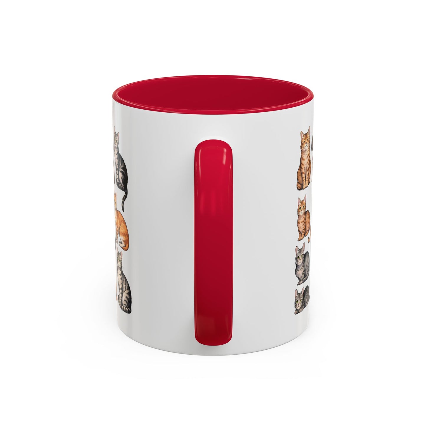 Tasse Chats Multiples Illustrés – Mug Collection Chats Différentes Races – Cadeau Amoureux des Chats