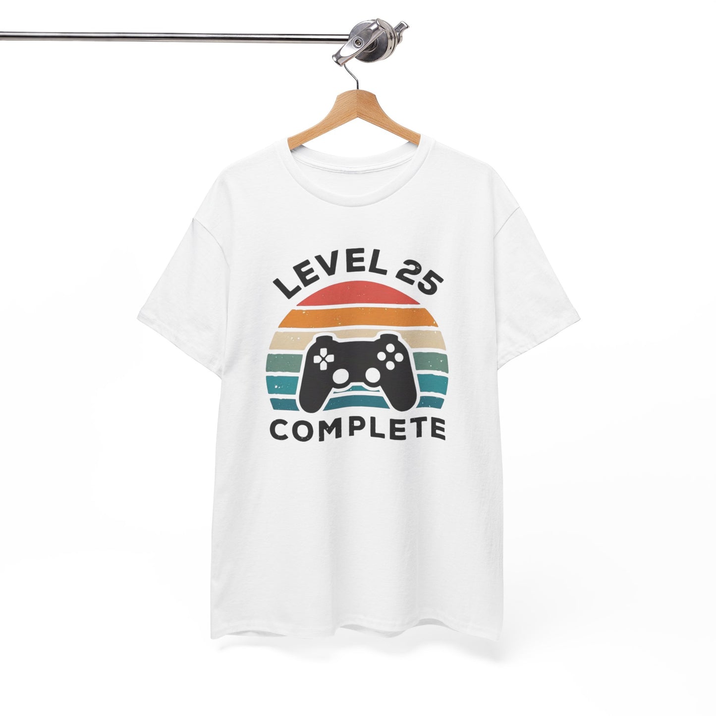 Tee-Shirt 25 Ans Homme et Femme – Cadeau Anniversaire 25ème Gamer Gaming – Idée Cadeau Jeu Vidéo Original pour Passionné de Jeux Vidéo