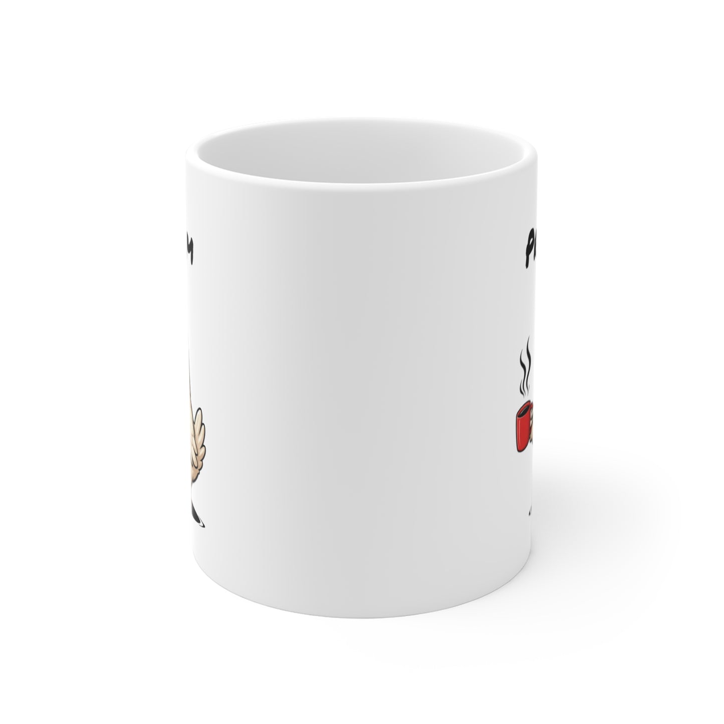 Mug Poule Personnalisable 325ml – Tasse Café Humour Animal Drôle Matin Difficile Cadeau Original Femme