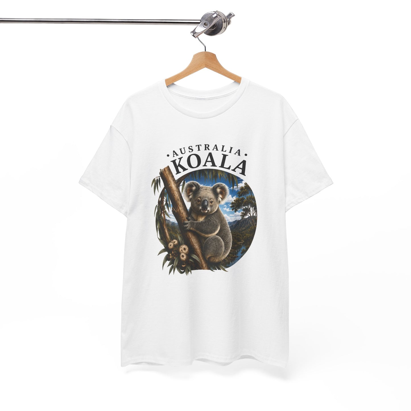 Tee Shirt Homme et Femme Koala Australie Animal Sauvage Nature Forêt Australienne Voyage Cadeau Passionné Animaux