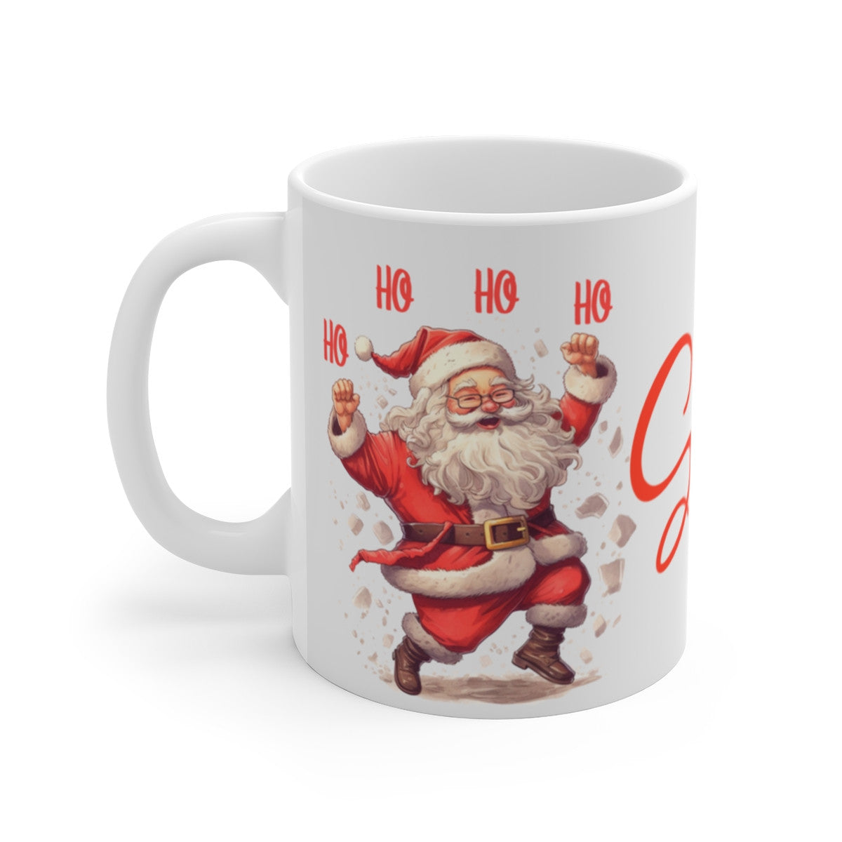 Tasse Noël “Milk for Santa” – Mug Père Noël Céramique 325 ml – Design Festif Ho Ho Ho
