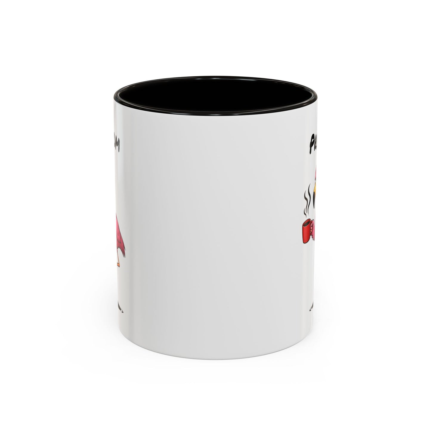 Mug Flamant Rose Personnalisable 325ml – Tasse Café Humour Fatigue Matin Drôle Cadeau