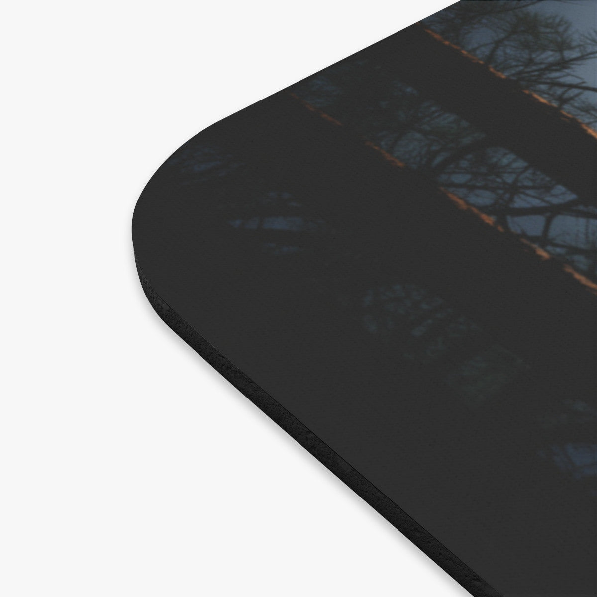 Tapis de souris 22x18 cm – Chouette Nocturne sous la Pleine Lune – Forêt Mystérieuse & Lumière Lunaire