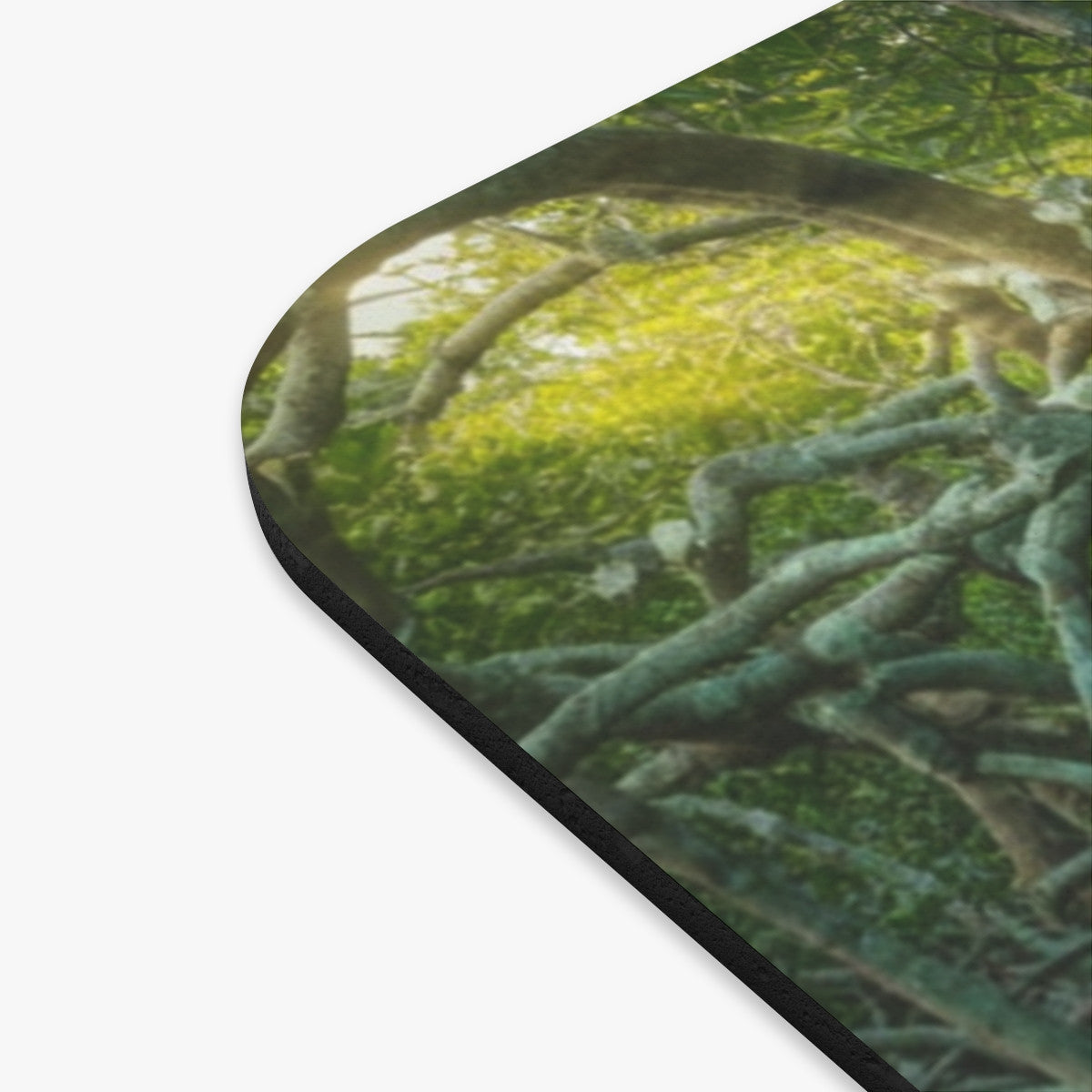 Tapis de souris 22x18 cm – Lézard dans la Mangrove Tropicale – Nature Sauvage & Lumière Tropicale