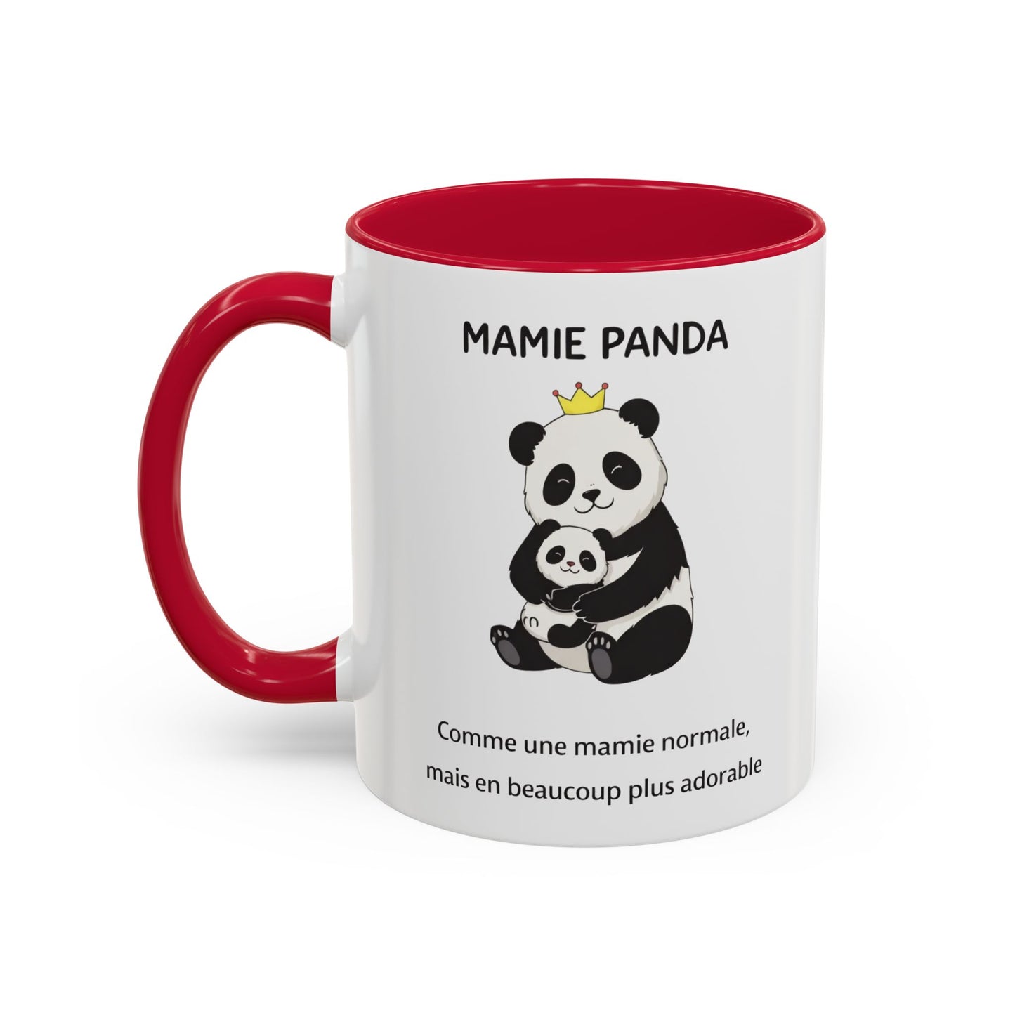 Tasse Mamie Panda 325ml – Mug Céramique Cadeau Grand-Mère Animal Mignon Famille Idée Originale