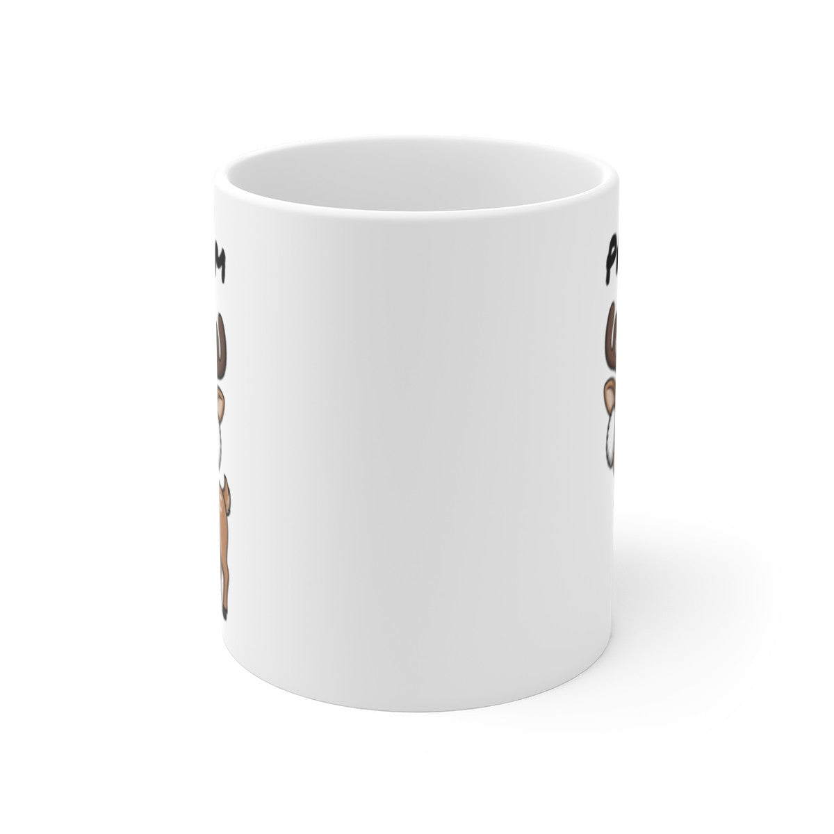 Tasse Personnalisable Renne de Noël – Mug Prénom Hiver Mignon – Cadeau Enfant Adulte Fêtes