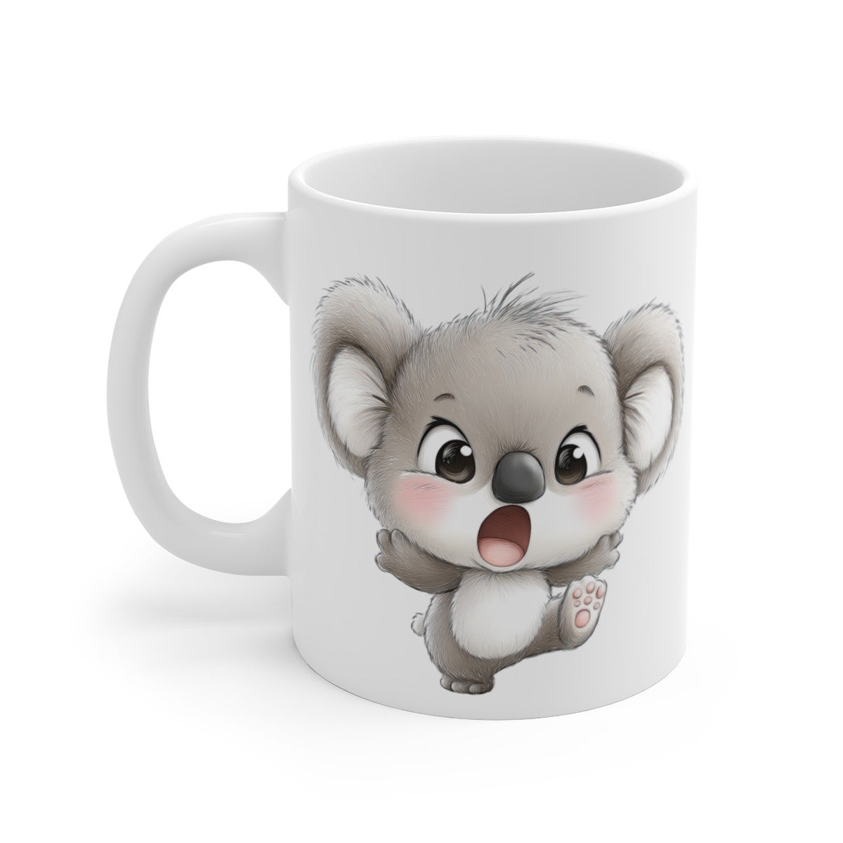 Tasse Céramique Koala Mignon – Mug Animaux Adorable – Cadeau Nature Poétique 325 ml