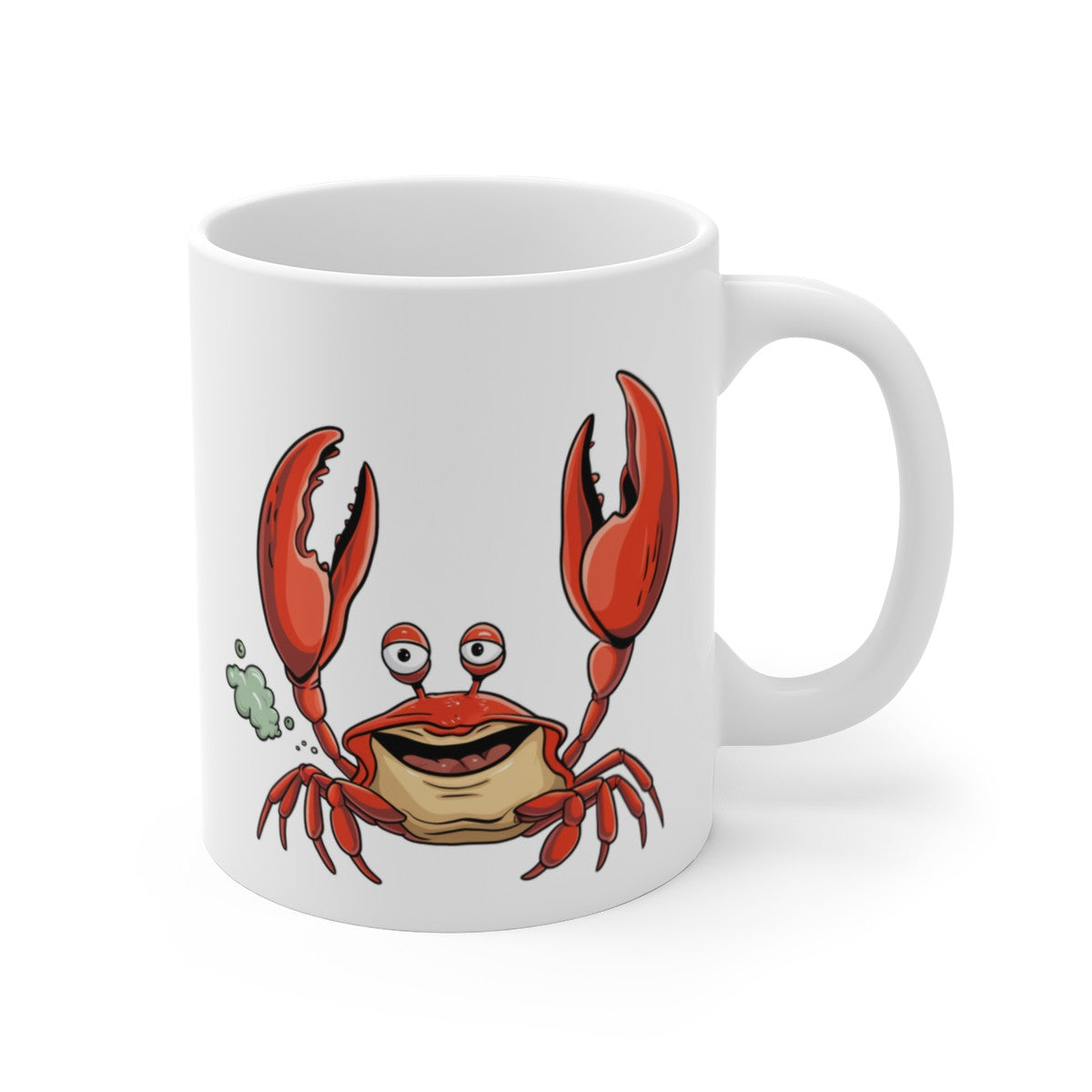 Tasse Humour Crabe Rigolo – Mug Cartoon Drôle 325ml Cadeau Original Collègue Ami