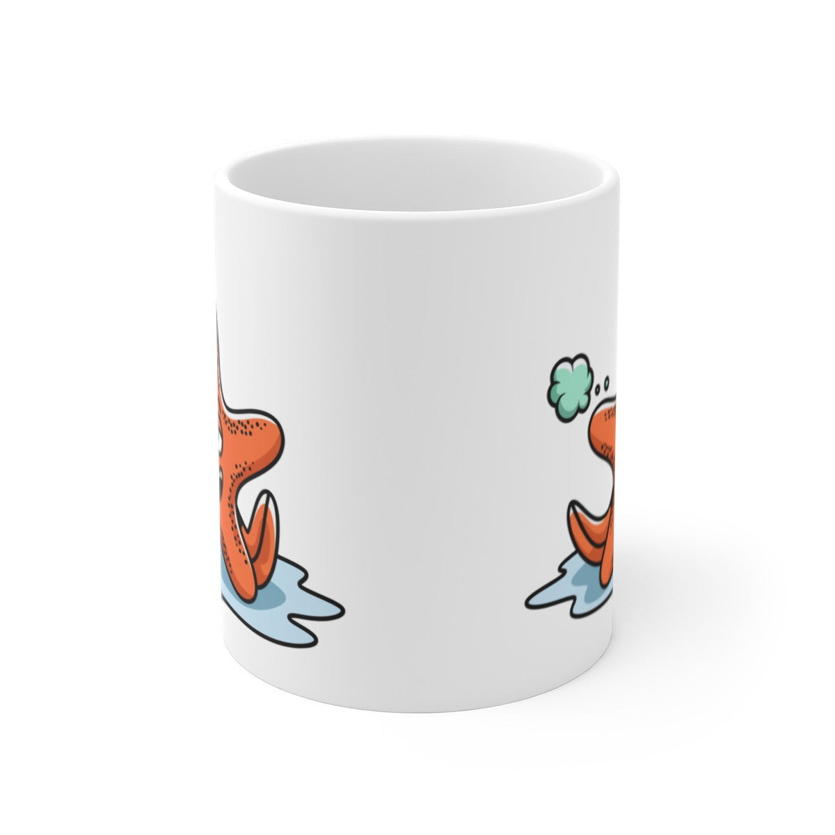 Tasse Humour Étoile de Mer Rigolote – Mug Cartoon Marin 325ml Cadeau Drôle Original