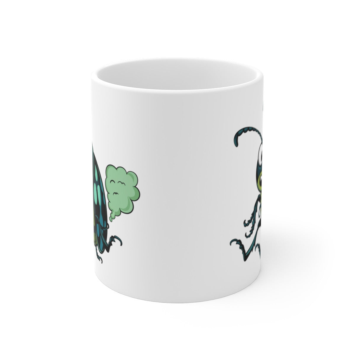 Tasse Insecte qui Pète – Mug Scarabée Cartoon Drôle 325ml Cadeau Humour Original