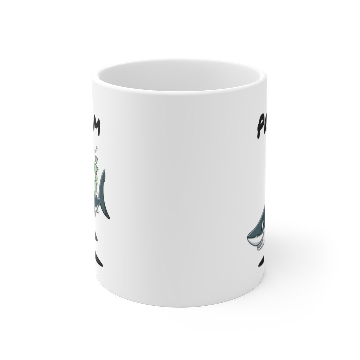 Tasse Personnalisable Requin qui Pète – Mug Humour Animal Marin avec Prénom 325ml Cadeau Drôle Original