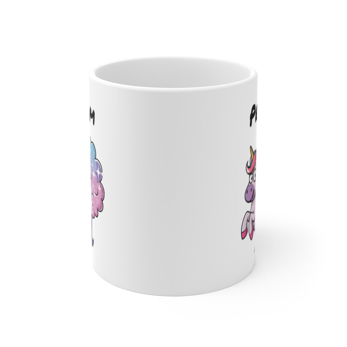 Tasse Personnalisable Licorne qui Pète des Paillettes – Mug Humour Magique avec Prénom 325ml Cadeau Original