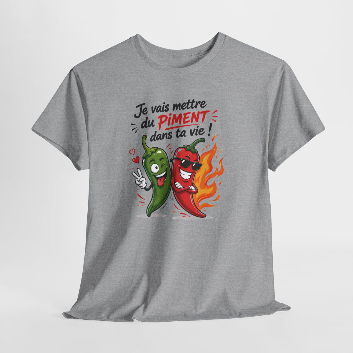 Tee Shirt Piment Homme et Femme – Je Vais Mettre du Piment dans ta Vie – T-Shirt Humour
