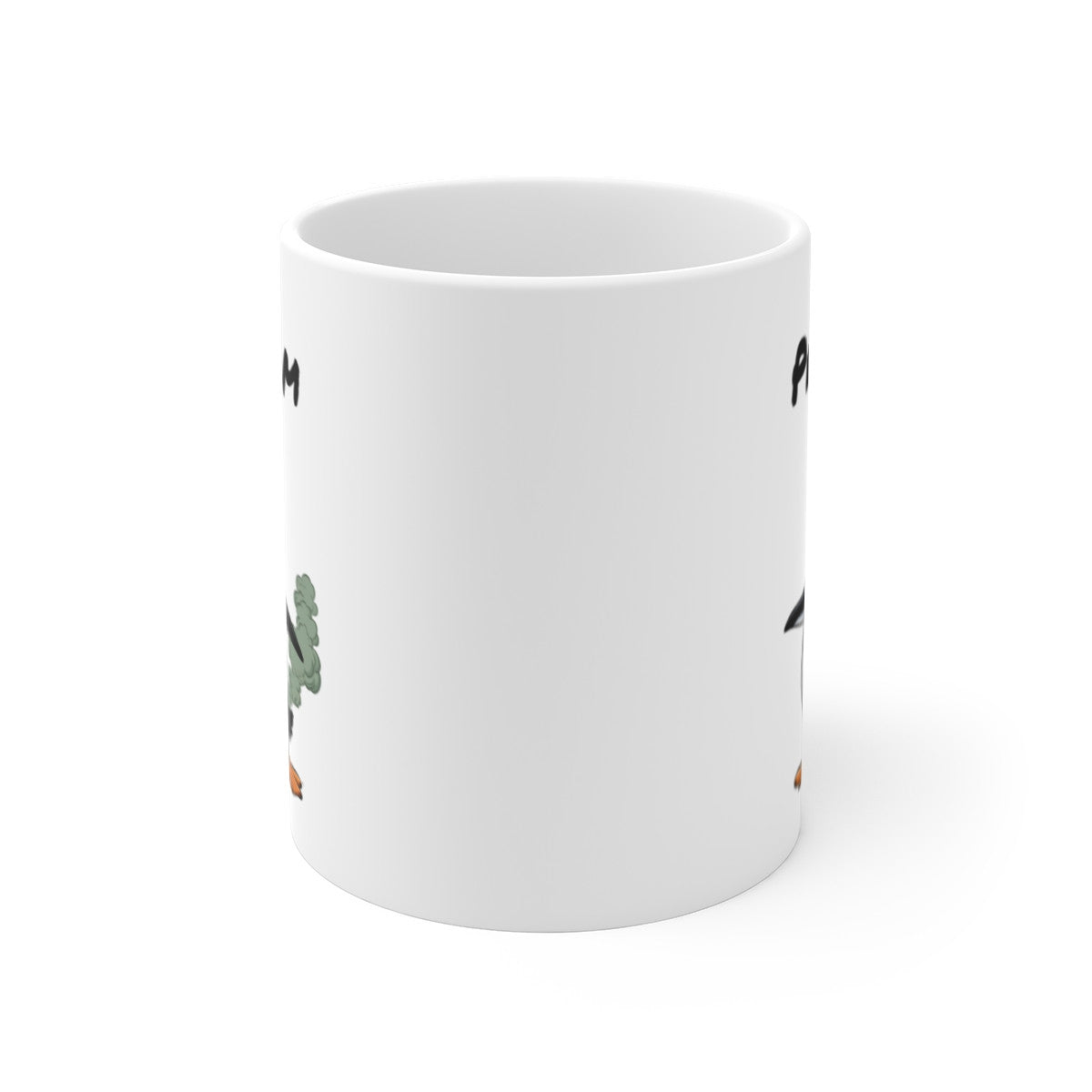 Tasse Personnalisable Pingouin qui Pète – Mug Humour Animal Rigolo avec Prénom 325ml Cadeau Original