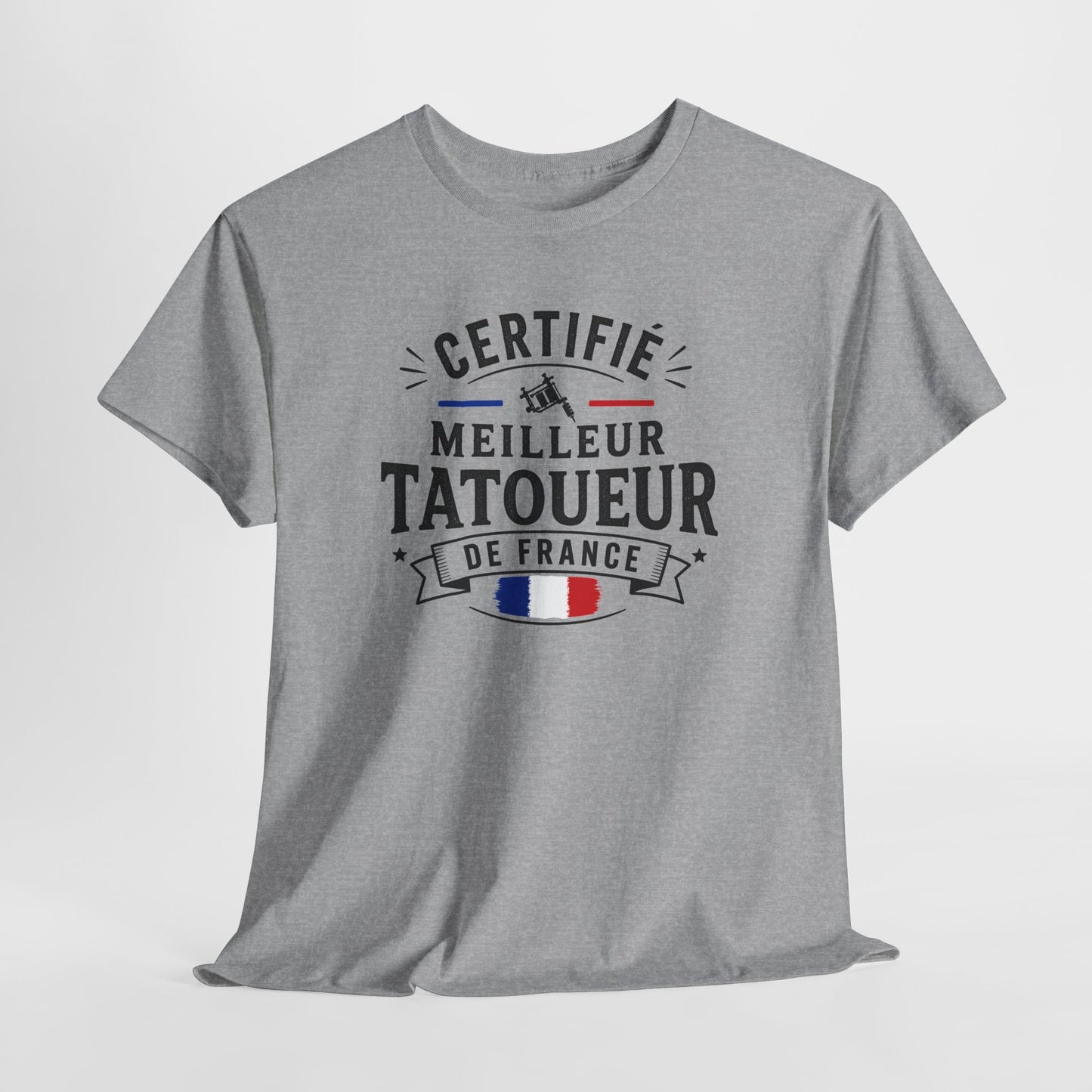 Tee Shirt Homme Tatoueur Cadeau Métier Tattoo Artiste Tatouage Professionnel Humour France