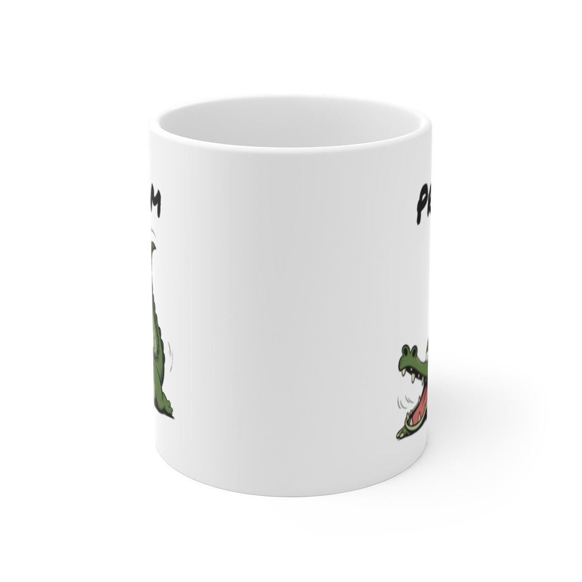 Tasse Crocodile qui Pète Personnalisable – Mug Humour avec Prénom, Cadeau Drôle Animal Cartoon 325ml