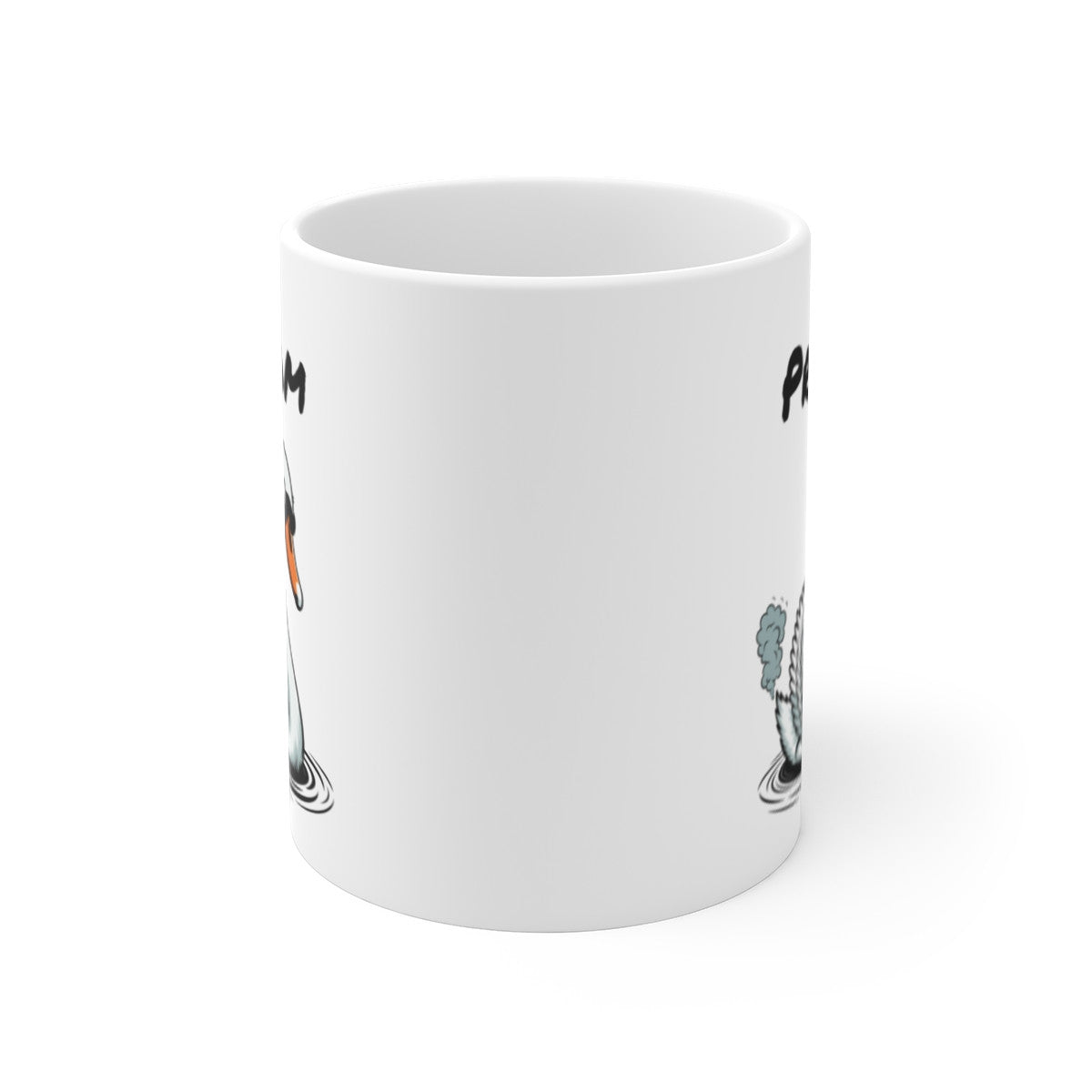 Mug Cygne qui Pète Personnalisable – Tasse Humour avec Prénom, Cadeau Animal Rigolo 325ml