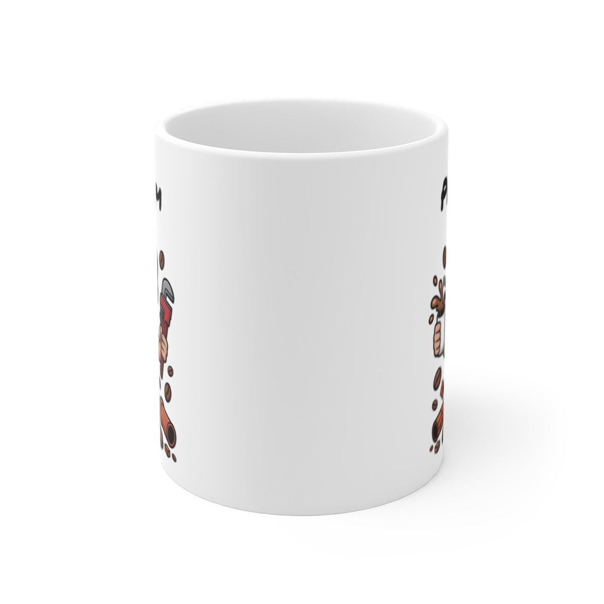 Mug Personnalisable Plombier Homme – Tasse Métier 325ml avec Prénom – Cadeau Artisan, Café, Outils, Humour & Atelier