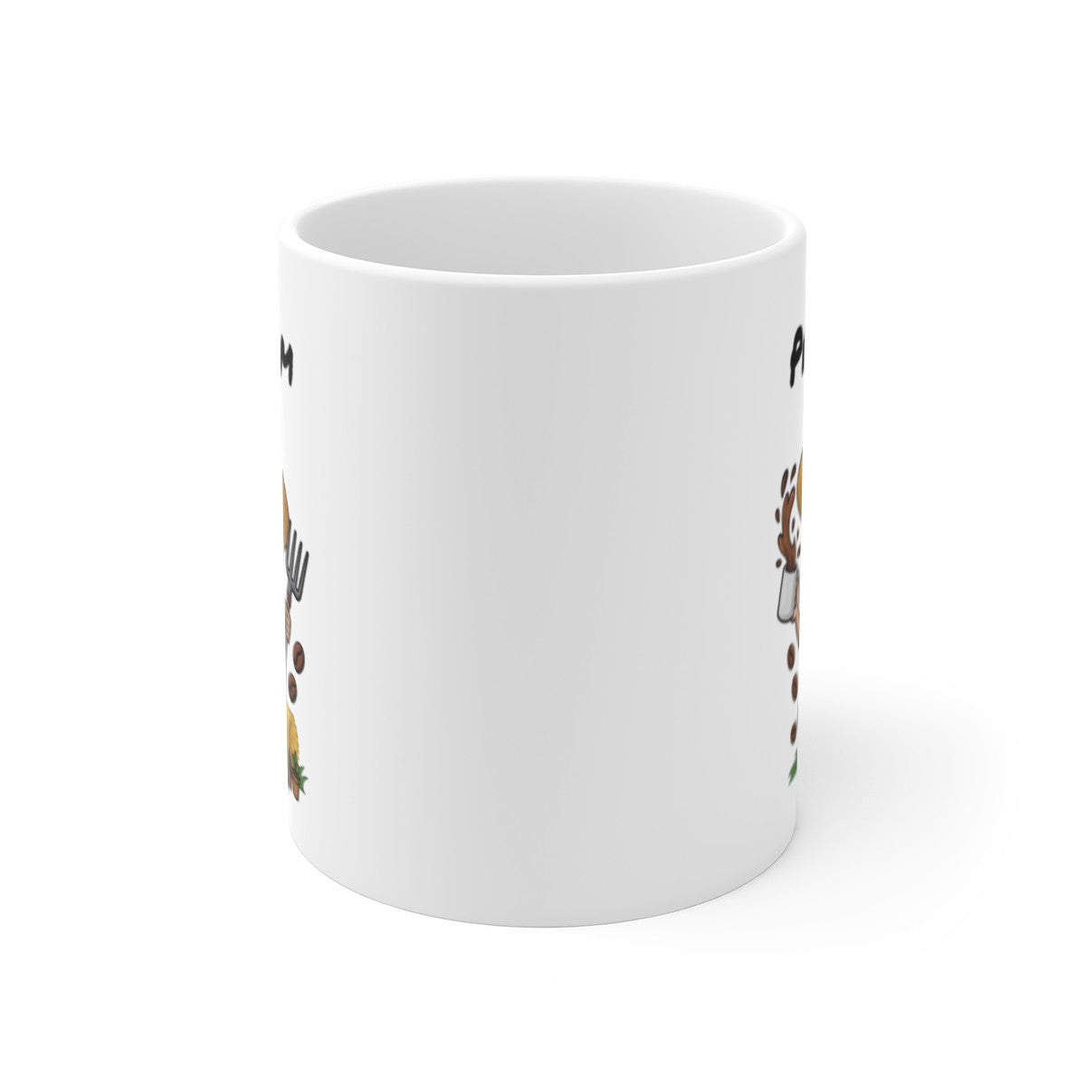 Mug Agricultrice Personnalisable – Cadeau Fermière avec Prénom – Tasse Café Métier Ferme, Paille, Outils Jardinage – Agriculture