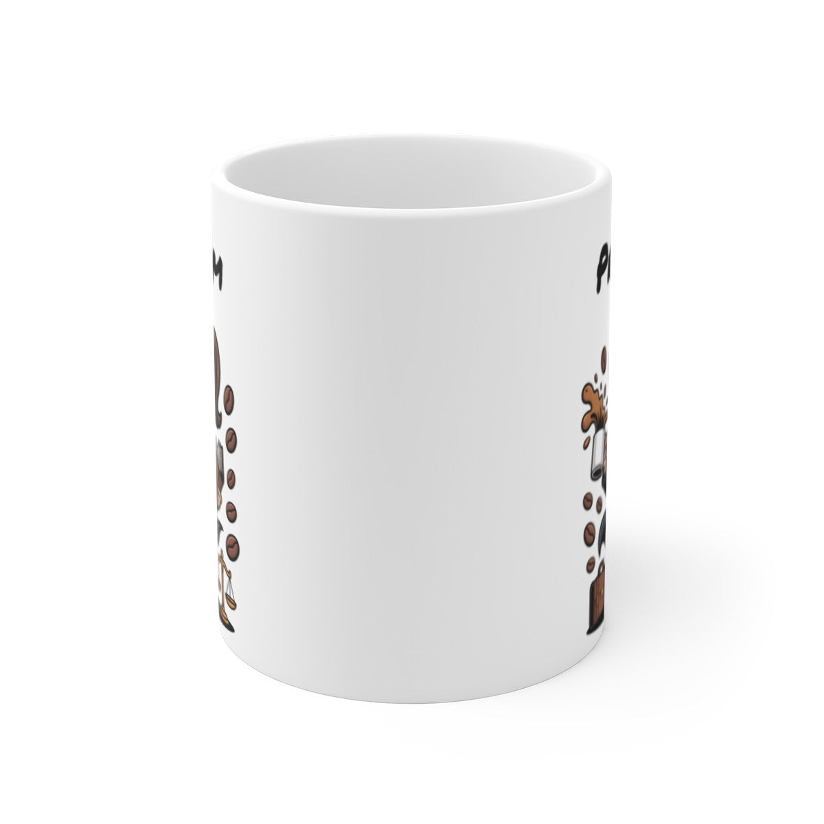 Tasse Avocate Café Livre Balance – Mug Céramique 325ml Businesswoman – Cadeau Femme Professionnelle Bureau