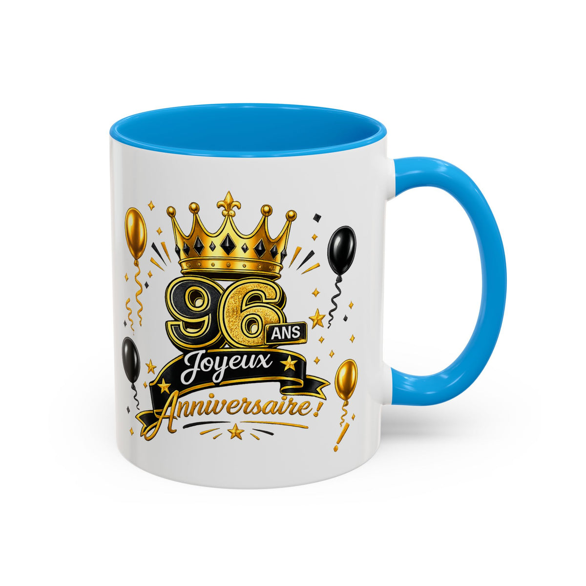 Mug Joyeux 96 Ans – Tasse Anniversaire 96 Ans – Cadeau Original pour Femme Homme – Idée Cadeau 96e Anniversaire
