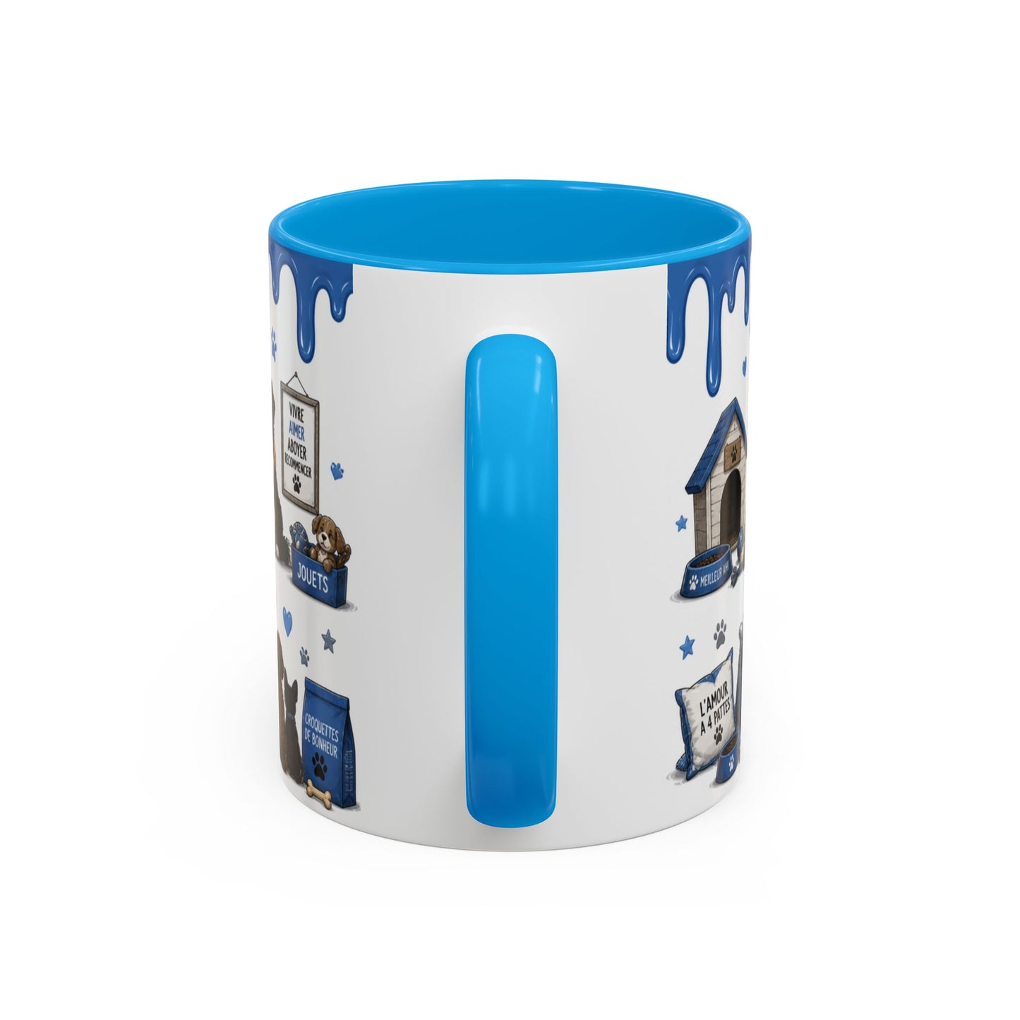 Tasse Juste Un Garçon Qui Adore Les Chiens – Mug Chien Garçon Kawaii Bleu – Cadeau Passion Chiens 325ml