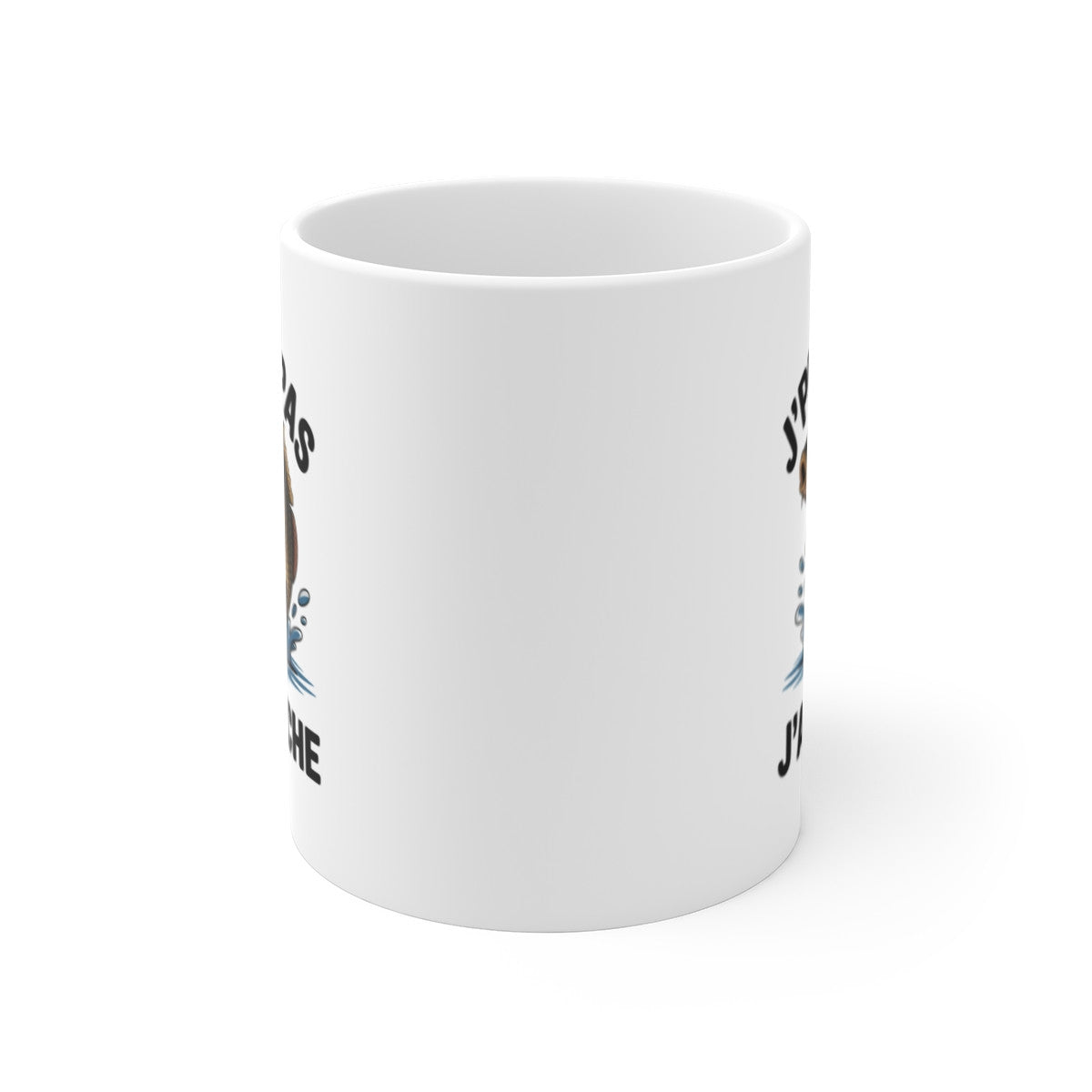 Mug J’peux Pas J’Ai Pêche Carpe – Tasse Humour Pêcheur Carnassier – Cadeau Original Homme – Poisson