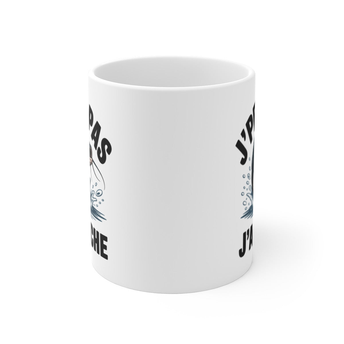 Mug J’peux Pas J’Ai Pêche Silure – Tasse Humour Pêcheur Carnassier – Cadeau Original Homme
