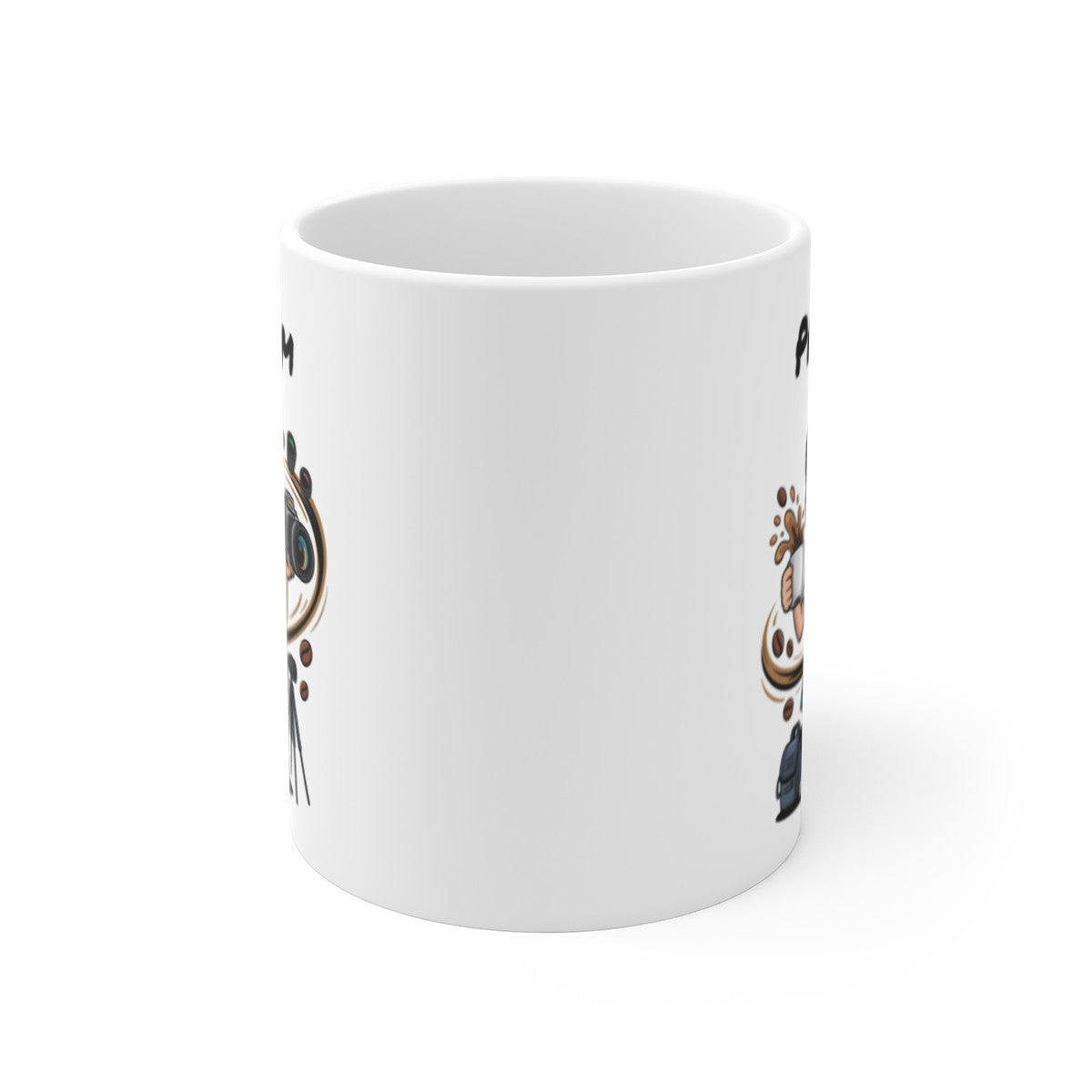 Mug Photographe Personnalisable – Tasse Appareil Photo et Café – Cadeau Photographie – Mug Céramique