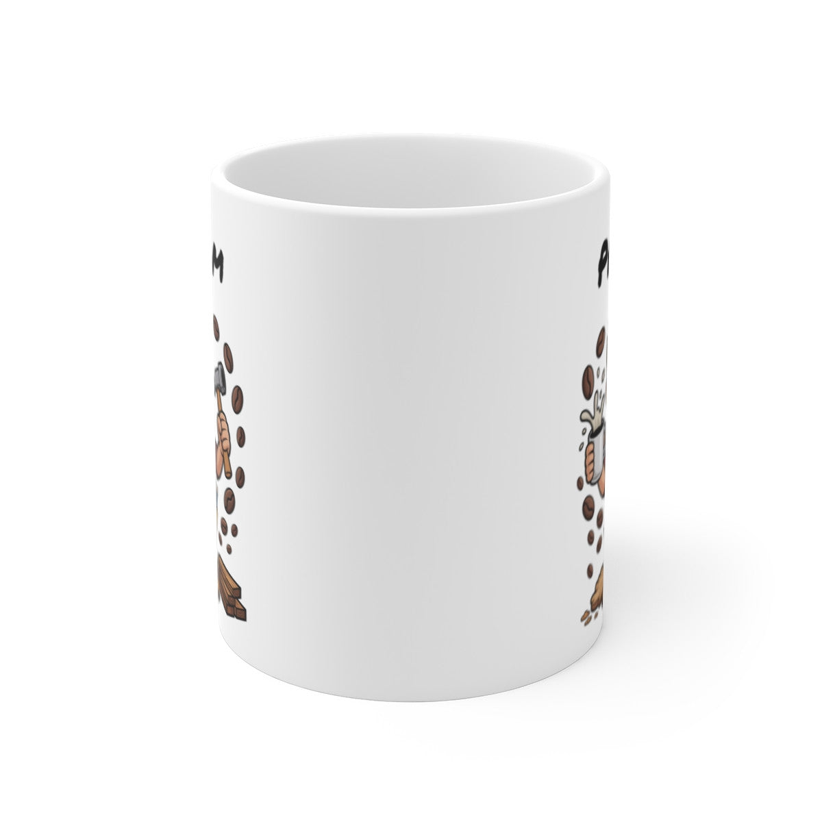 Mug Bricoleur Personnalisable – Tasse Artisan Marteau et Café – Cadeau Bricolage Homme