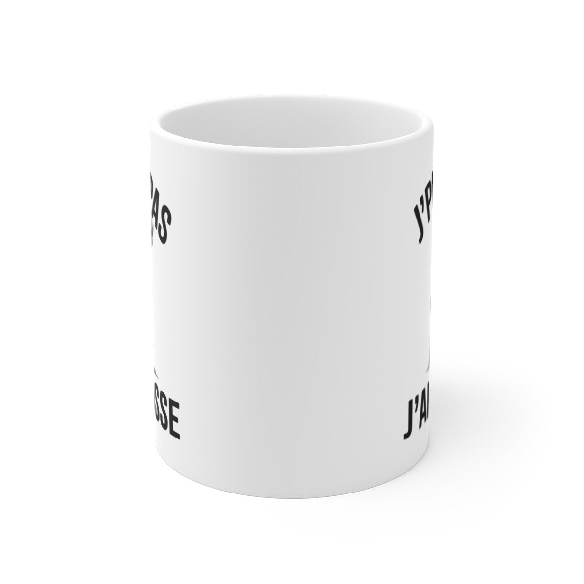 Mug Chasse Cerf J’peux pas j’ai chasse – Illustration Cerf Majestueux – Tasse Céramique 325ml