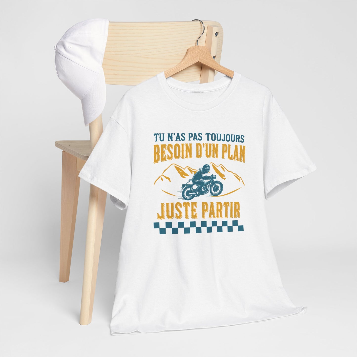 Tee Shirt Homme et Femme Moto Motard Biker Road Trip Liberté Aventure Idée Cadeau