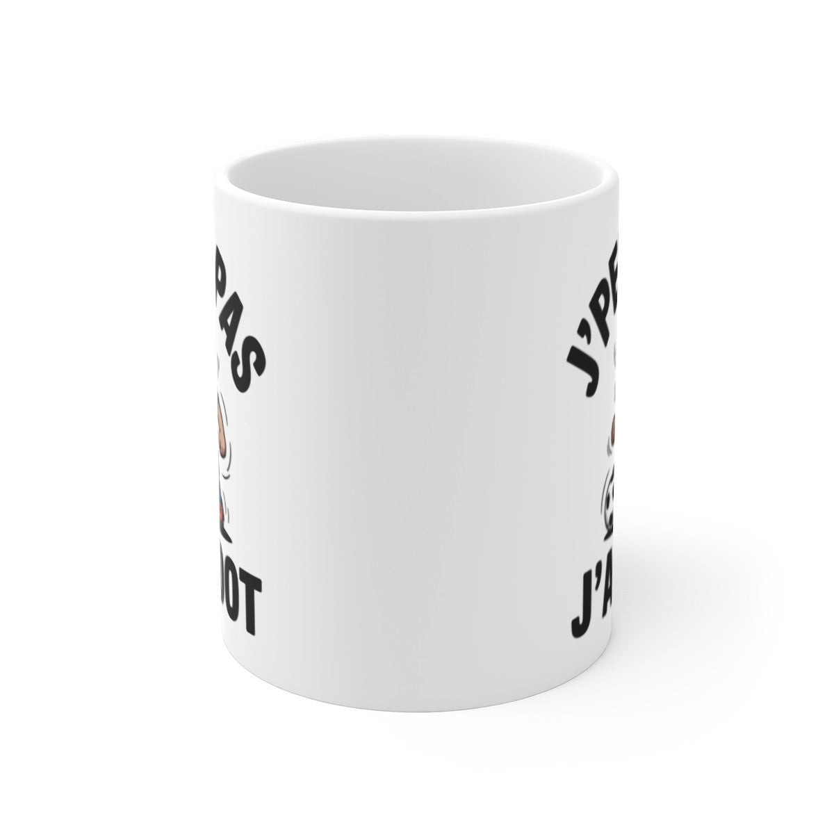 Mug Foot Enfant J’peux pas j’ai foot – Illustration Garçon Football – Tasse Céramique 325ml