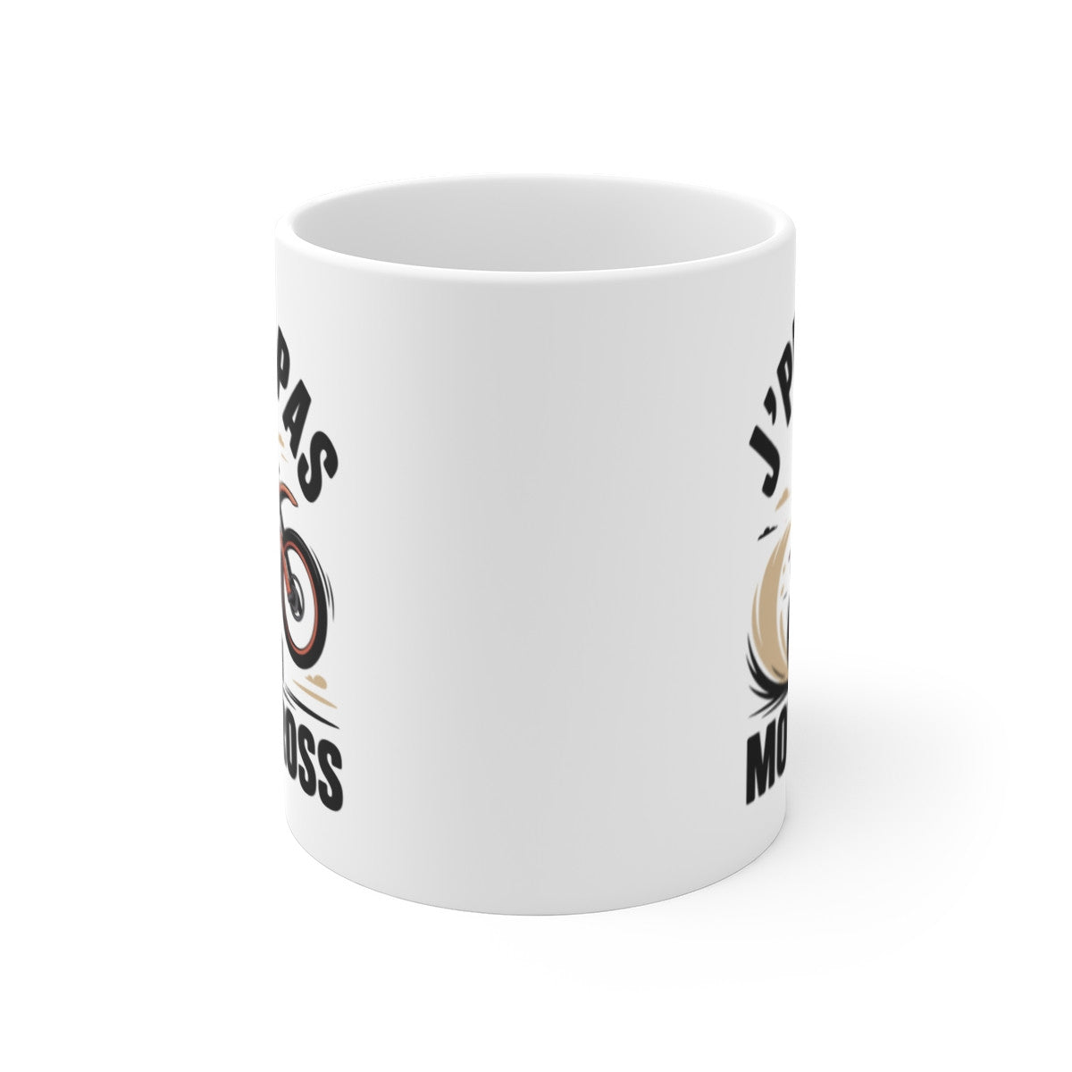 Mug Motocross J’peux pas j’ai motocross – Illustration Pilote Moto Cross – Tasse Céramique 325ml Sport Extrême