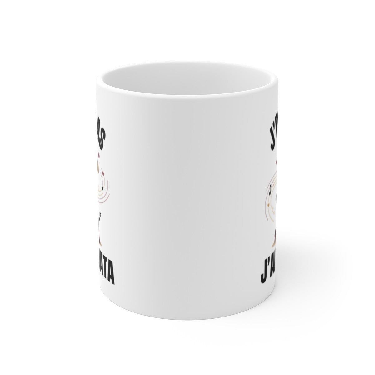 Mug Bachata J’peux pas j’ai bachata – Couple Danse Latine – Tasse Céramique 325ml Danse Passion