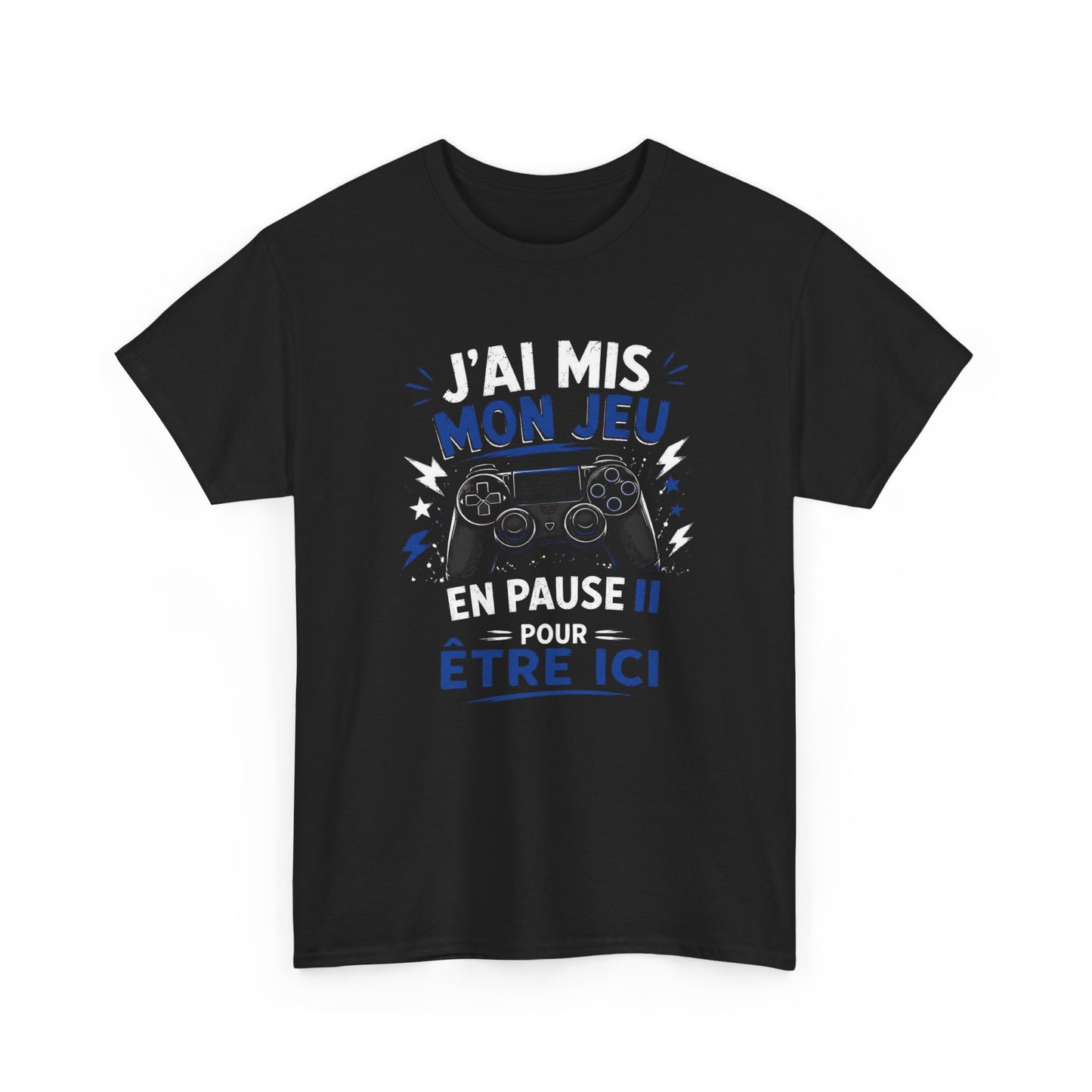 Tee-Shirt Gamer Homme et Femme – Humour Gaming Manette Jeu Vidéo – Cadeau Original Geek Passionné de Jeux Vidéo