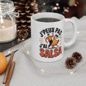 Mug Salsa J’peux pas j’ai salsa – Danse Latine Passion – Illustration Couple Salsa Colorée – Tasse Céramique 325ml