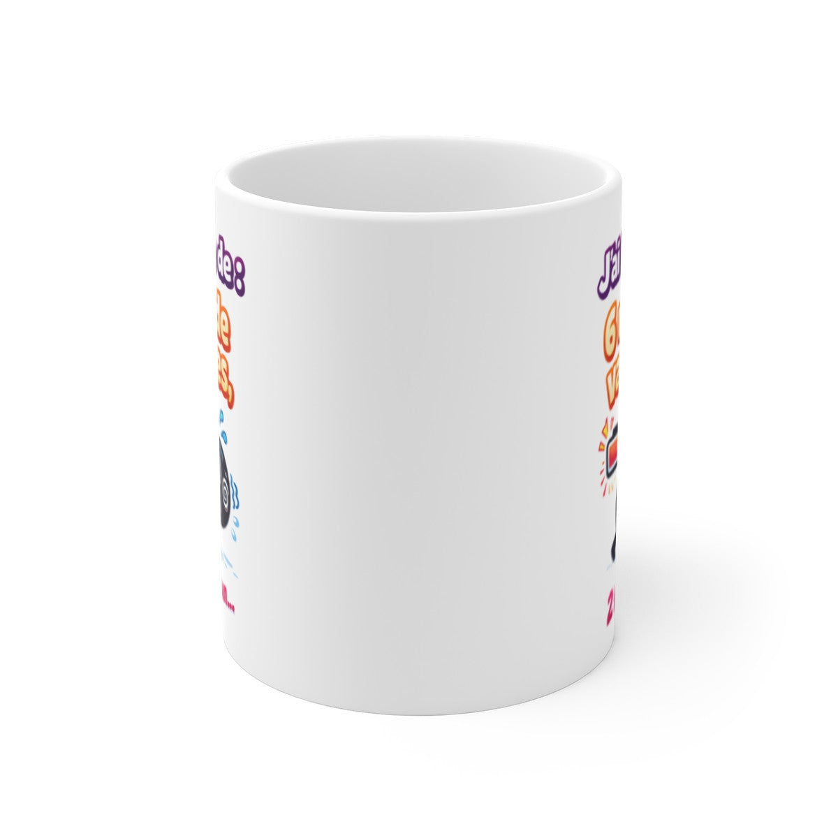 Mug Humoristique Vacances – Tasse Drôle Épuisement – Cadeau Humour Vie Quotidienne – Céramique 325ml